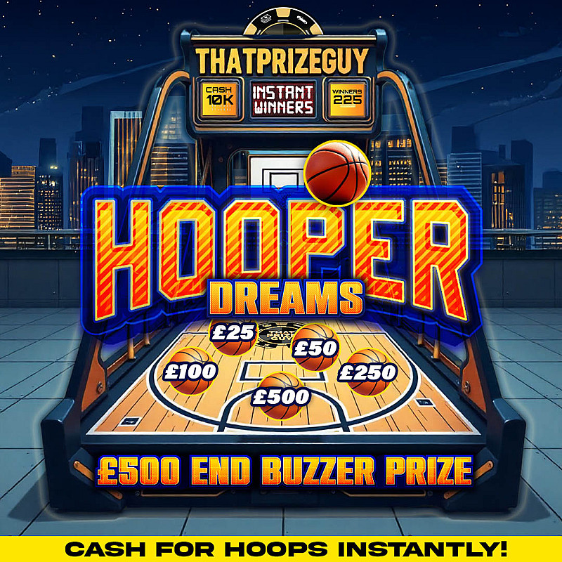 Hooper Instant Wins - £500 End Prize - Sept #1
