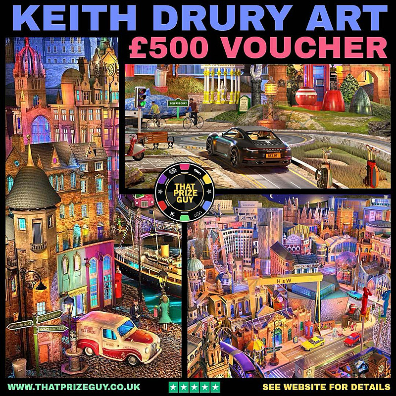Keith Drury Art - £500 Voucher