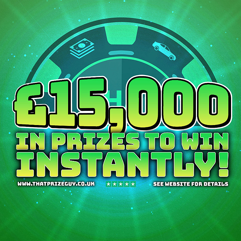 £500 End Prize + £15k of Instant Wins - Sept #1