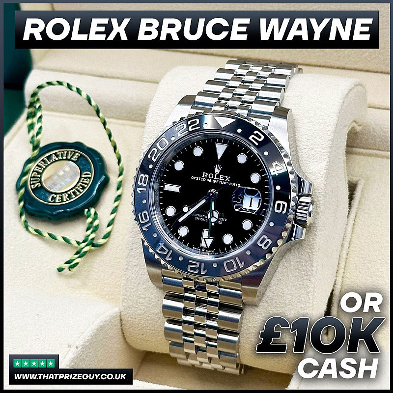 Rolex GMT Master 2 - Bruce Wayne or £10,000 September