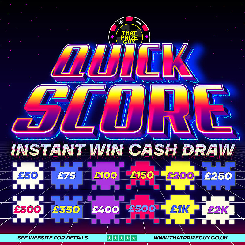 TPG Quick Score Instant Win - £1000 End Prize #1