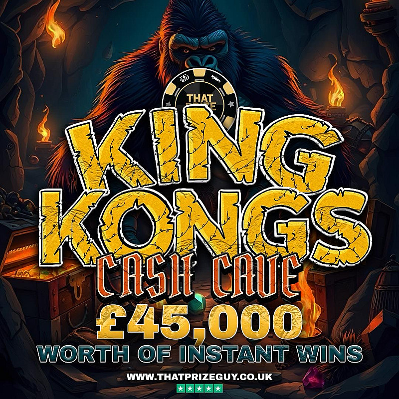 King Kongs Cash Cave - £1000 End Prize - Sept #1