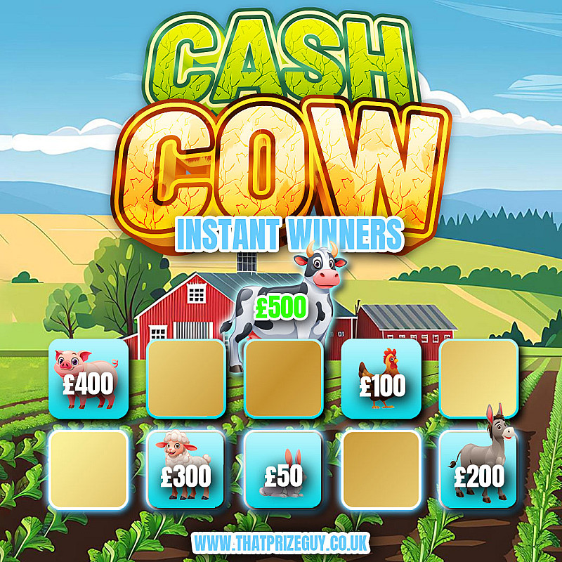 Cash Cow Instant Win - £500 End Prize #1