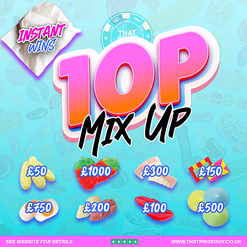 10p Mix Up Instant Win - £500 End Prize #1