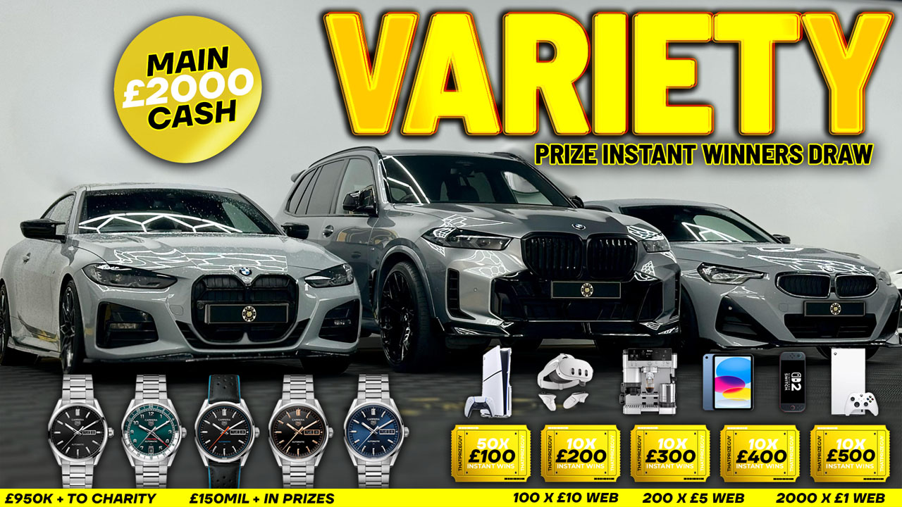 Variety Prize Instant Win - £2000 End Prize - Oct #1