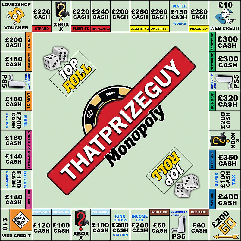 Monopoly Instant Win Oct #1 - £1000 Main Prize