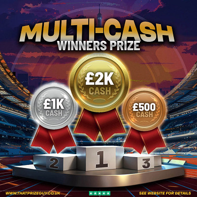 Multi-Cash Wins - £2k, £1k & £500 - Oct #1