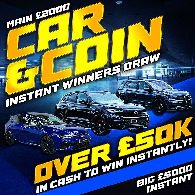 Car & Coin Instant Win - £2000 End Prize - Oct #1