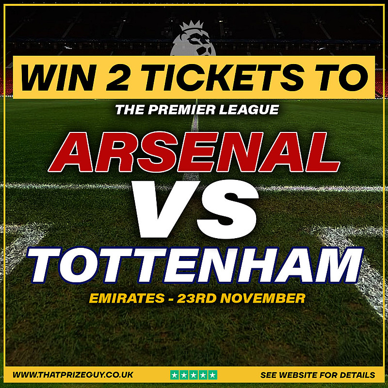 Arsenal vs Tottenham, Emirates Stadium, Sunday 23rd November 2025