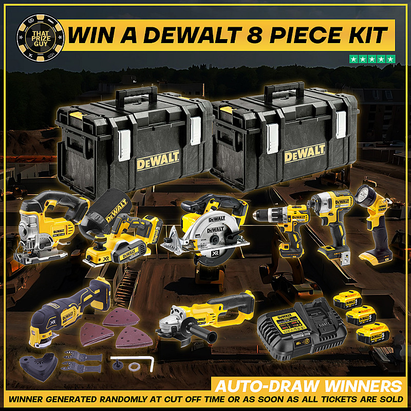 DeWalt 8 Piece Cordless Kit 24/10