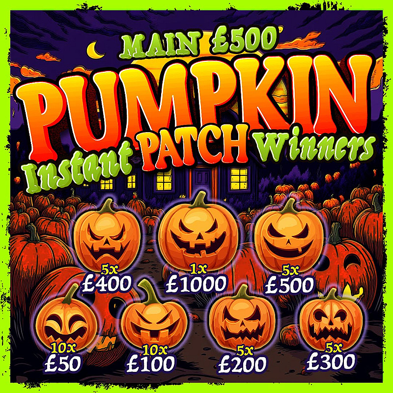 Pumpkin Patch Instant Win (End Prize £500) - October #1