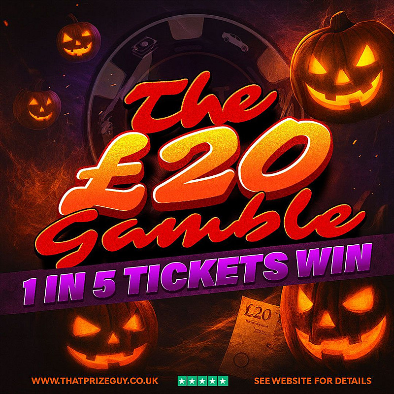 The £20 Gamble - 1 in 5 WIN - £500 Main Prize October #2