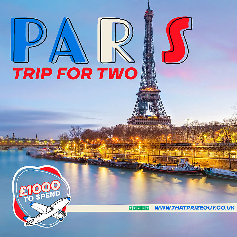 Paris Trip for 2 + £1000 November #1