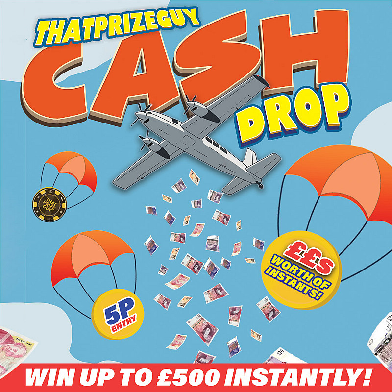 Cash Drop Instant Win - End Prize £500 - Sept #1 6536