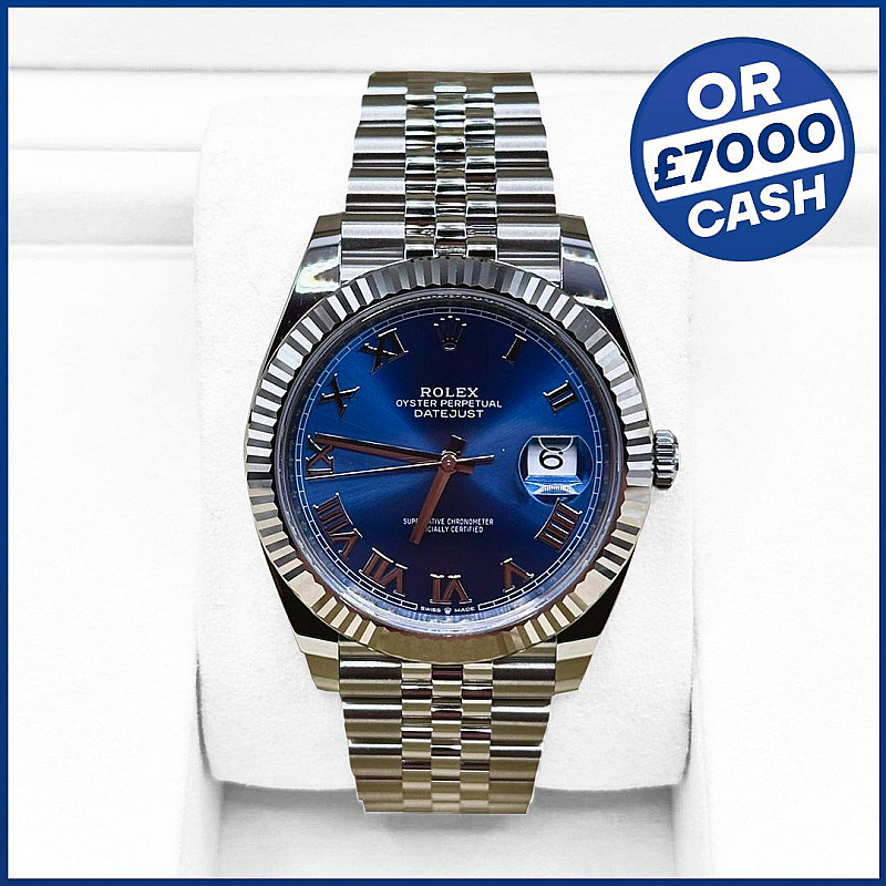 Rolex Datejust - Blue Wimbledon or £7000 November