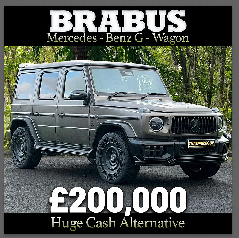 Mercedes-Benz G-Wagon or £200,000 Cash Alternative