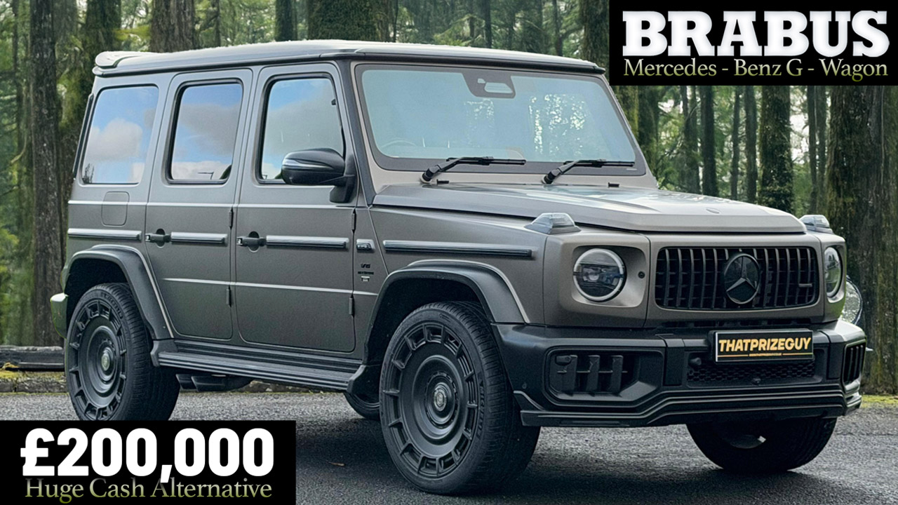 Mercedes-Benz G-Wagon or £200,000 Cash Alternative