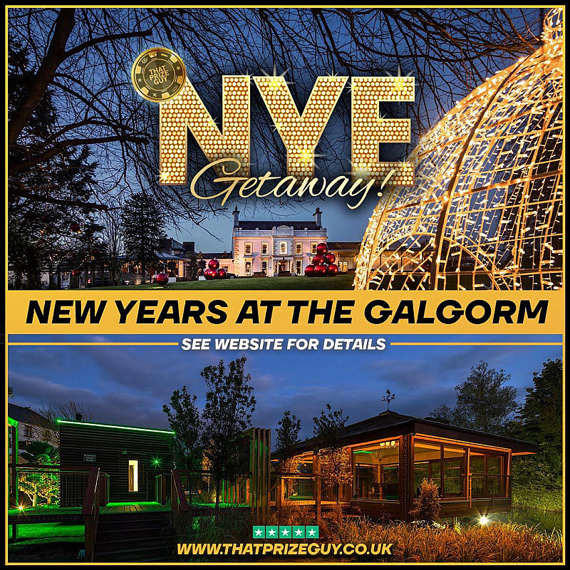 Stay at Galgorm Hotel & Spa over New Years + £500 December 2025