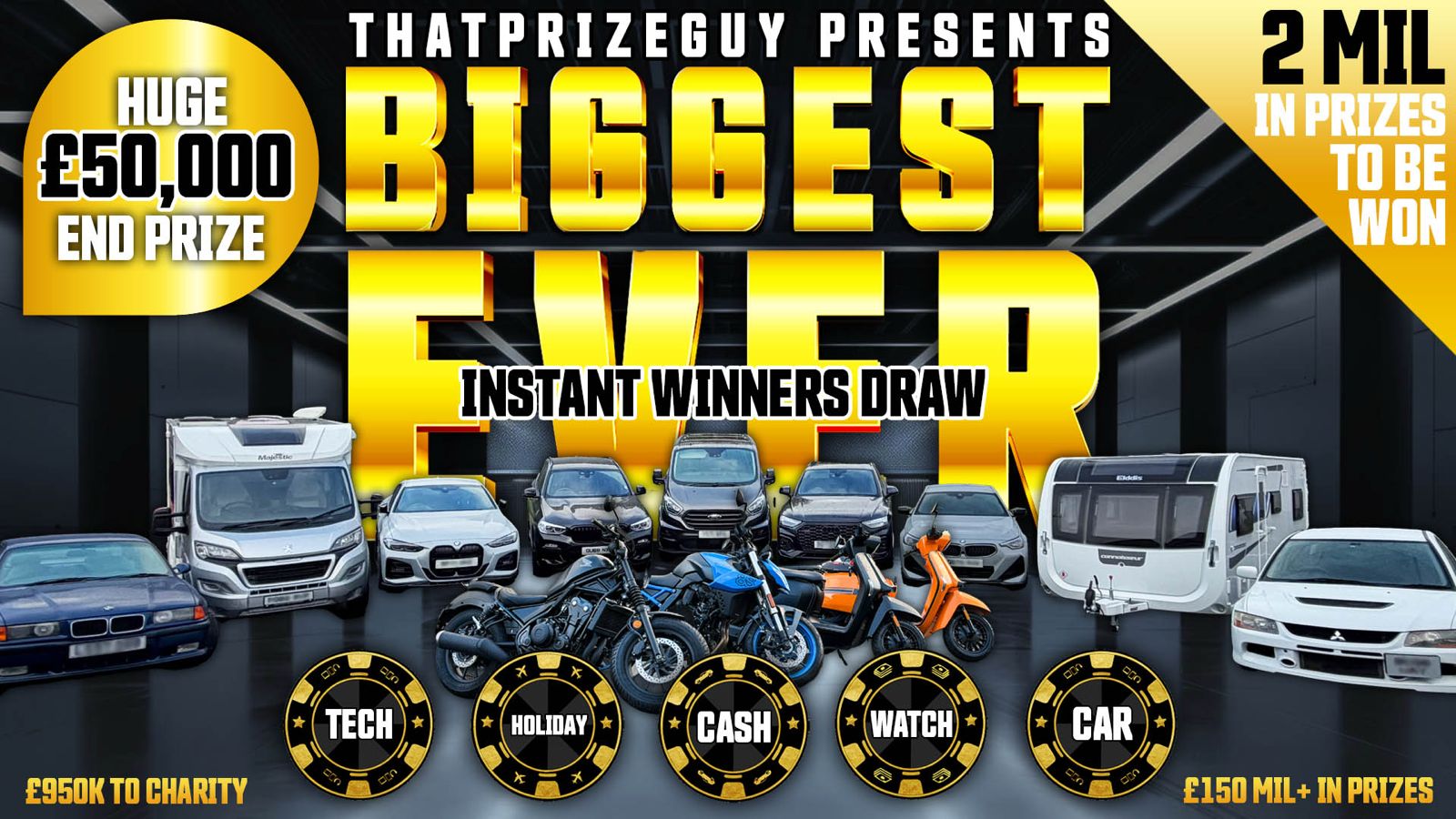 TPG Big Birthday £2,000,000 Massive Instant Win - £50,000 End Prize 
