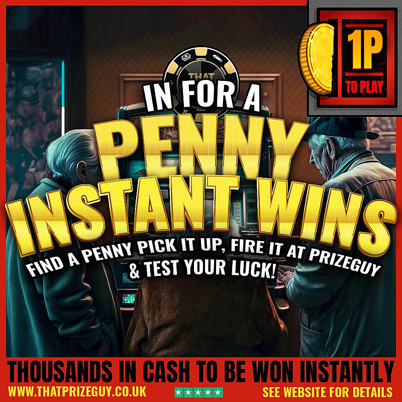 TPG Penny Instant Win Nov #5 - £250 End Prize