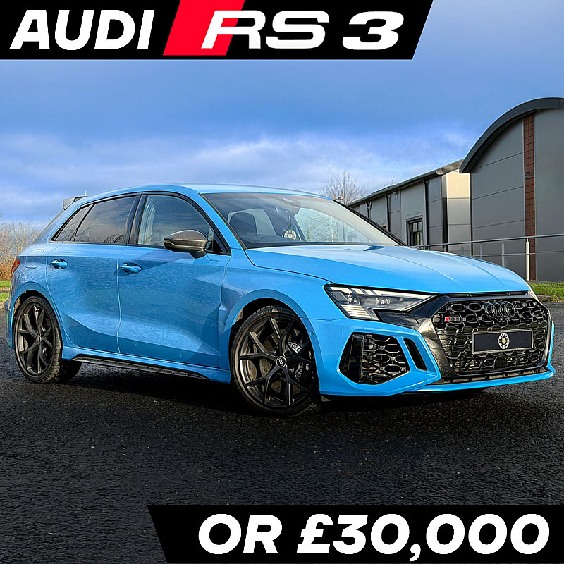 Audi RS3 TFSI Quattro Carbon Black or £30,000 #1
