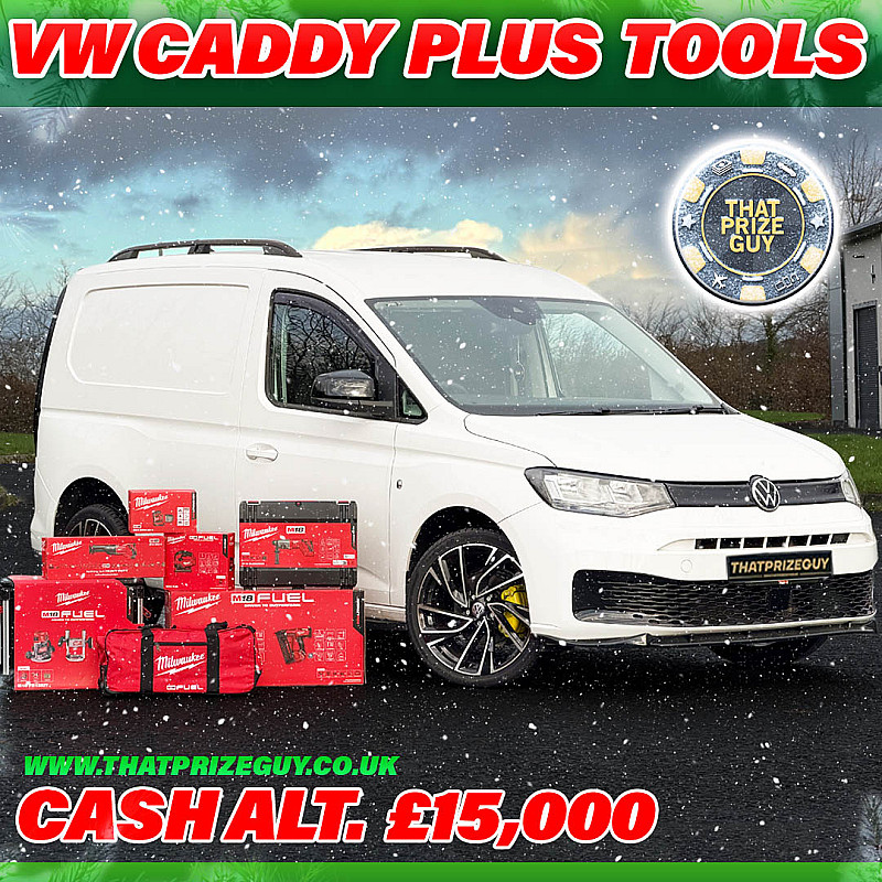 Volkswagen Caddy + Milwaukee Tools or £15,000