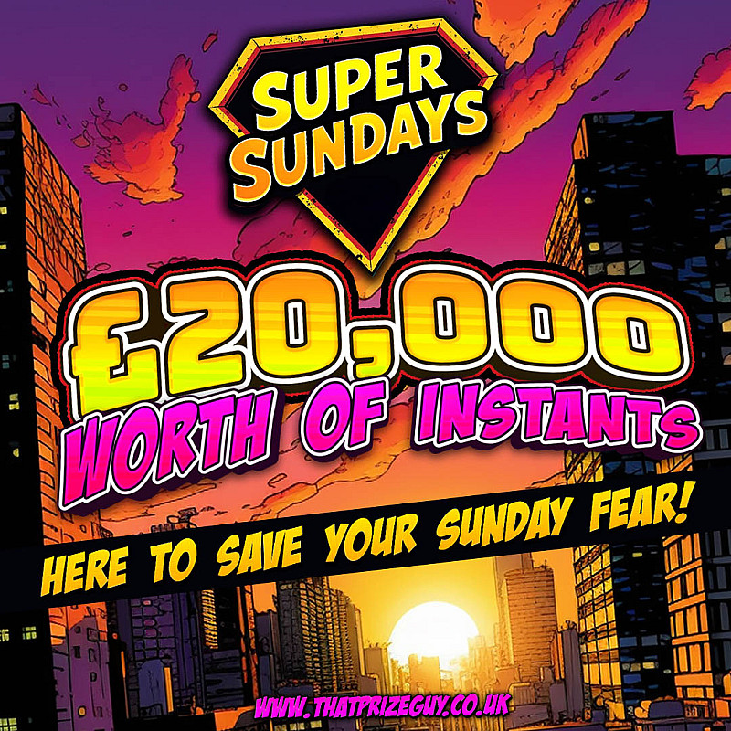 Super Sunday Instant Win - £500 End Prize Dec #1