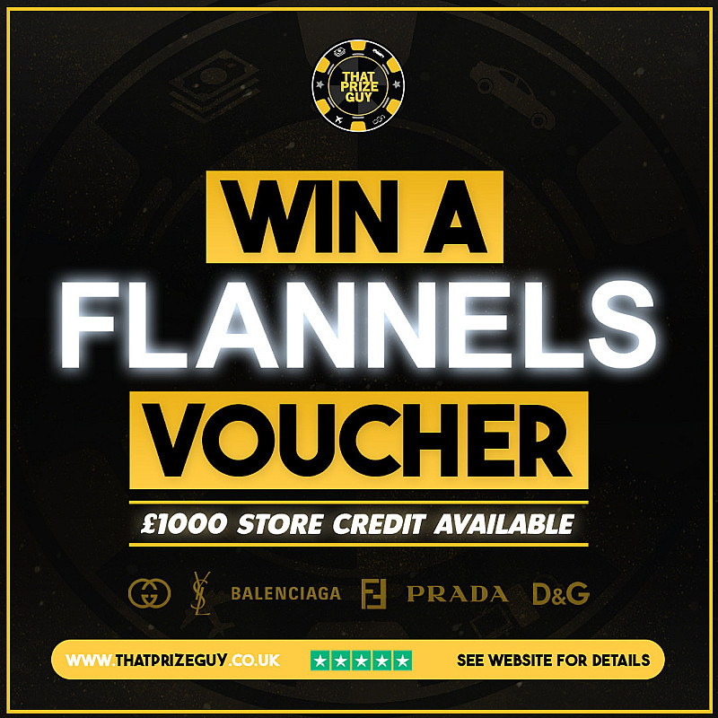 £1000 Flannels Voucher Dec #1
