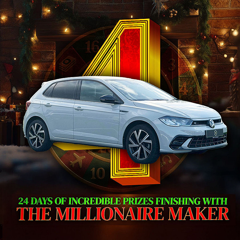 ADVENT DAY FOUR - Volkswagen Polo or £12,000