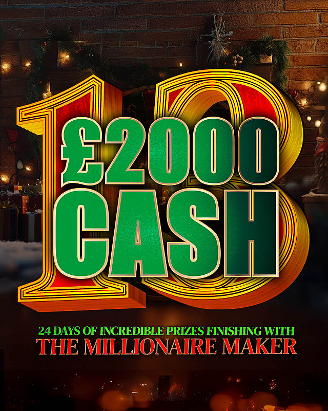 ADVENT DAY THIRTEEN - £2000