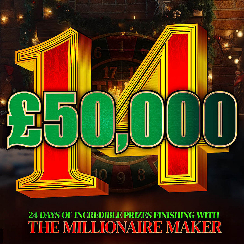 ADVENT DAY FOURTEEN - £50,000