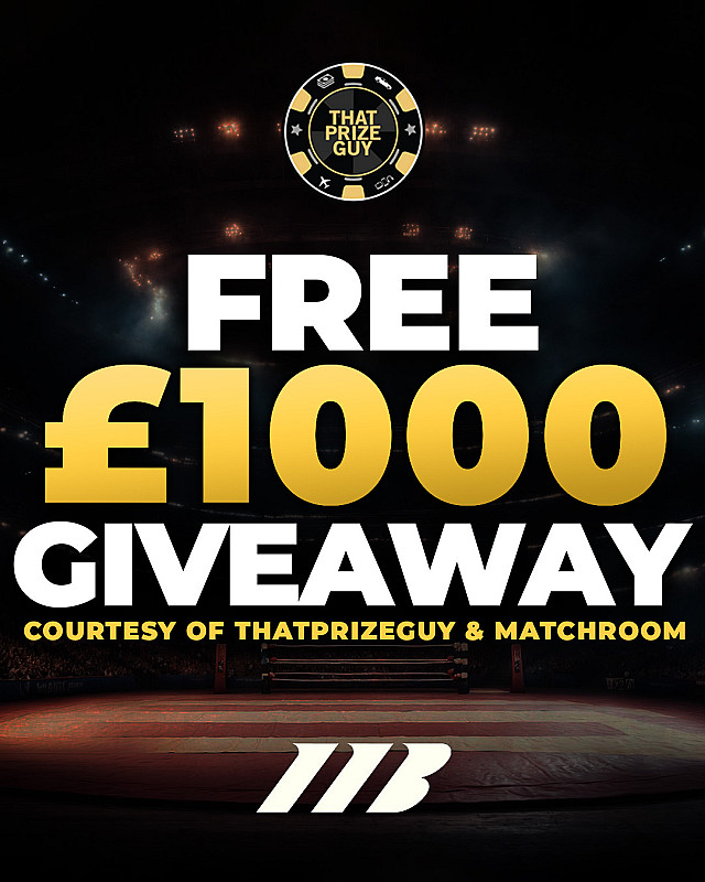 FREE £1000 Matchroom - Socials 29/11