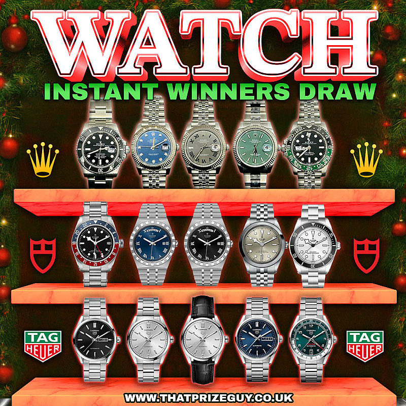 Luxury Watch Instant Win - £1000 End Prize Dec #1