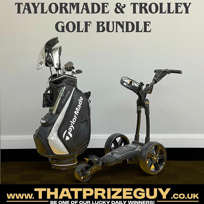 Taylormade and Trolley Golf Bundle #1