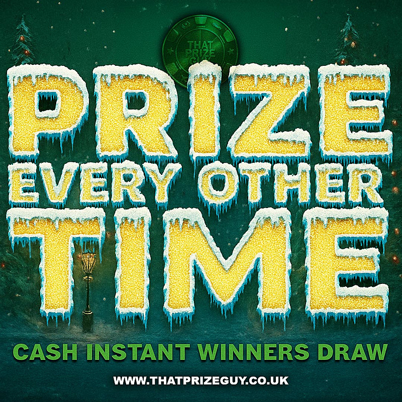 Every Other Ticket Wins - £500 End Prize - Dec 2025