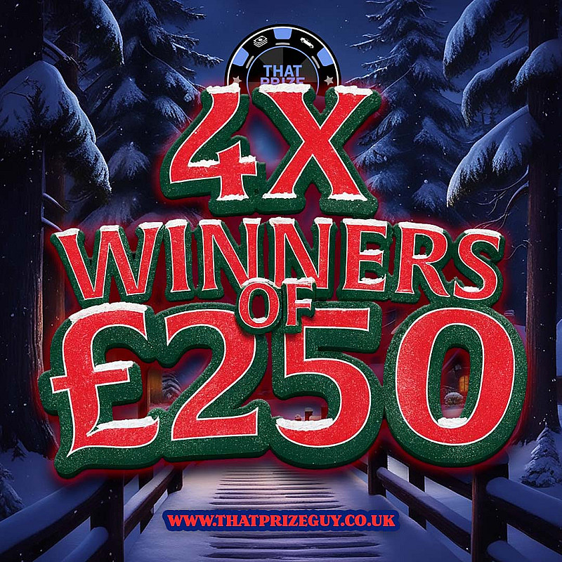 4 Winners of £250 Dec #1