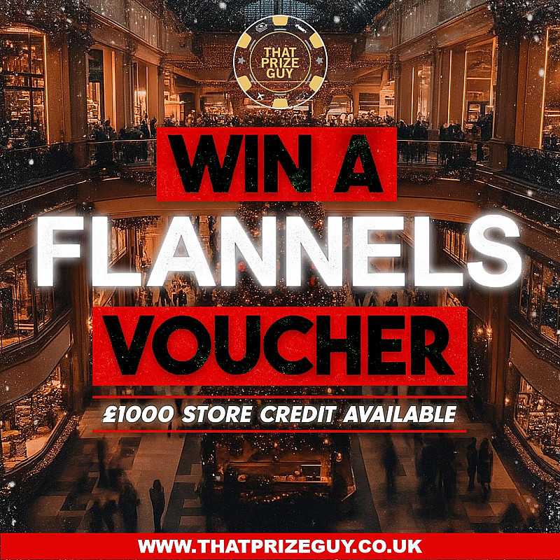£1000 Flannels Voucher Dec #1