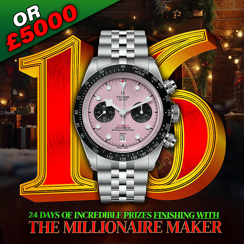 ADVENT DAY SIXTEEN - Tudor Black Bay Chrono Pink or £5000