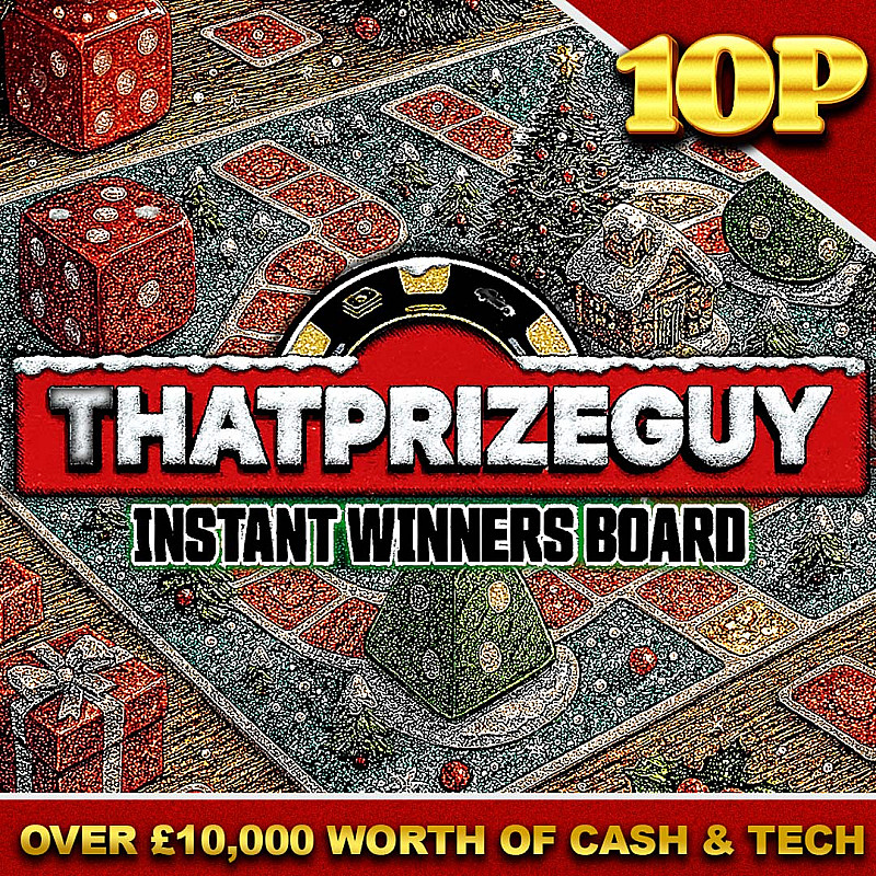 Instant Winners Board-£1000 End Prize Dec #1
