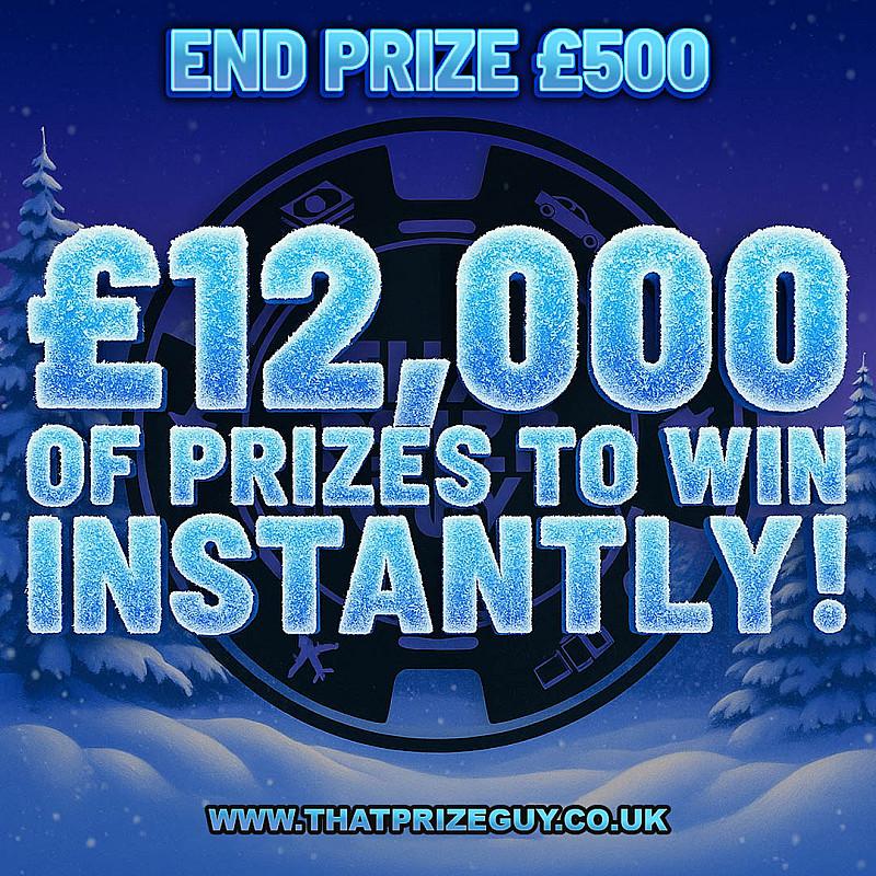 £12,000 Worth of Instant Wins - £500 End Prize - Dec #1