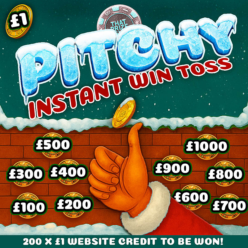 Pitch & Toss Instant Win - £500 End Prize #3